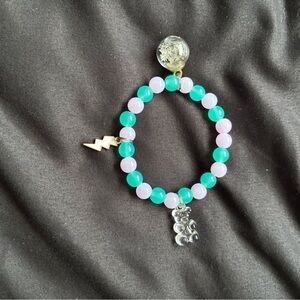 Charming Beaded Bracelet with Charms